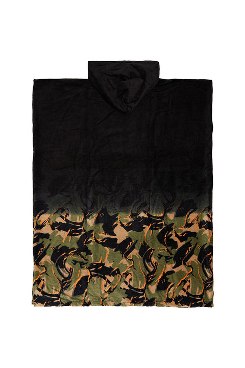 Quiksilver Hoody Beach Towel - Camo - Back