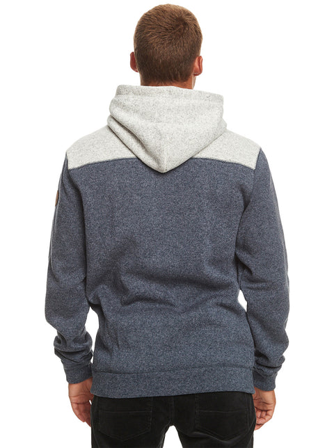 Quiksilver Keller Zip Hoody - Navy Blazer Heather - Back