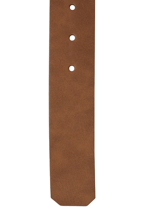 Quiksilver Main Street Faux Leather Belt - Chocolate Brown- Belt holes