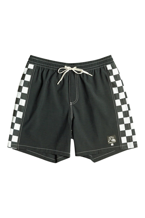Quiksilver Original Arch 17" Volleys - Black - Front No Model