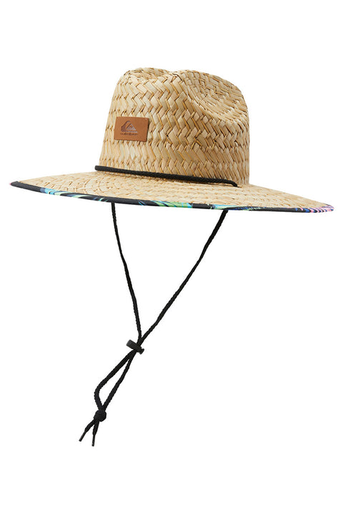 Quiksilver Outsider Straw Lifeguard Hat - Tarmac - Side