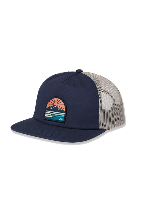 Quiksilver Slow Glide Trucker Hat - Navy - Front