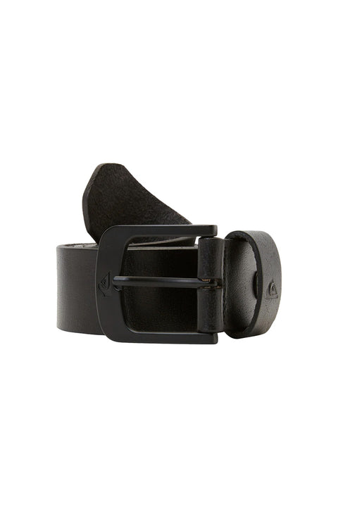 Quiksilver The Everydaily Leather Belt - Black- Front