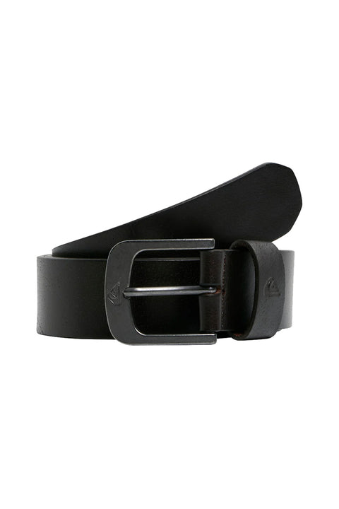 Quiksilver The Everydaily Leather Belt - Chocolate- Front