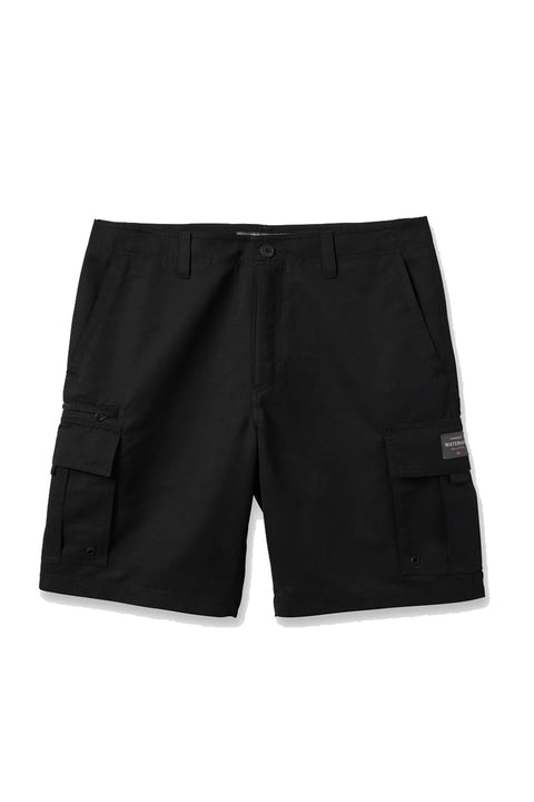 Quiksilver Waterman Maldive Atoll Cargo 20" Shorts - Black- Front