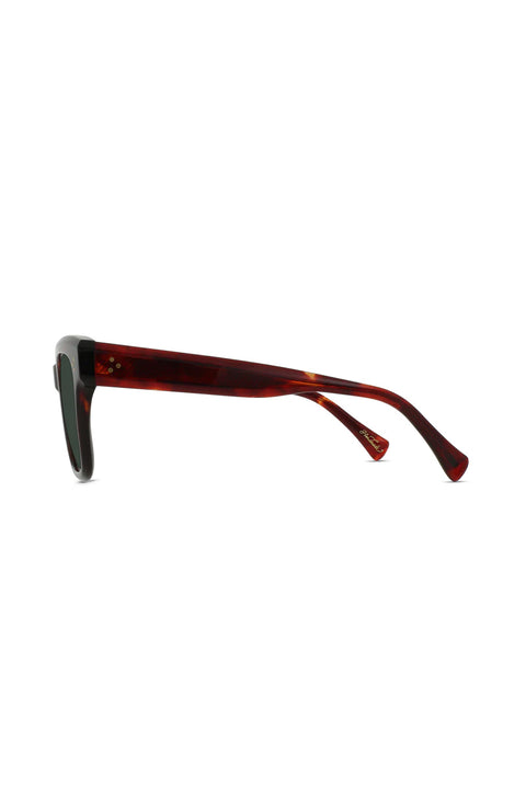 Raen Breya Sunglasses - Negroni / Green- Side arm view