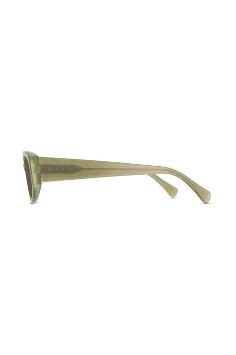 Raen Kwela Sunglasses - Sage Opal / Agave- View of arms