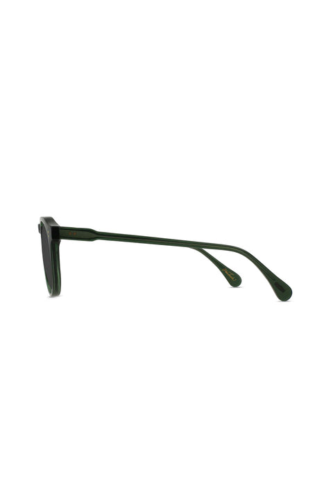 Raen Remmy Sunglasses - Oak / Smoke Polarized- View of arms