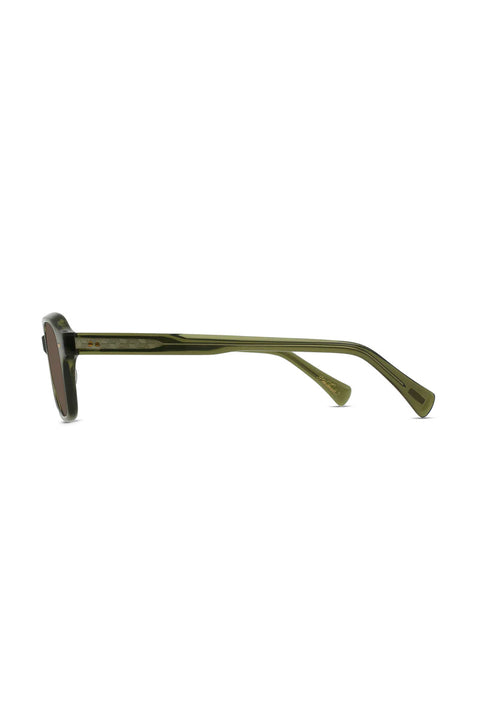 Raen Rhyme Sunglasses - Cactus Quartz / Agave- View of arms