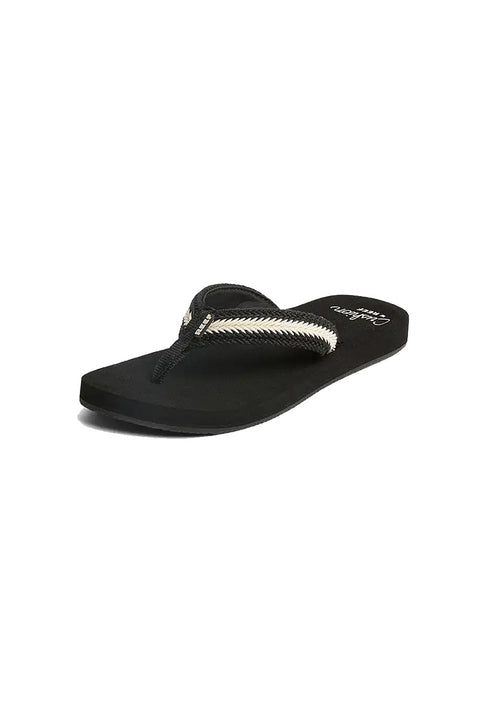 Reef Baja Maria Sandal - Black / Vintage- Front