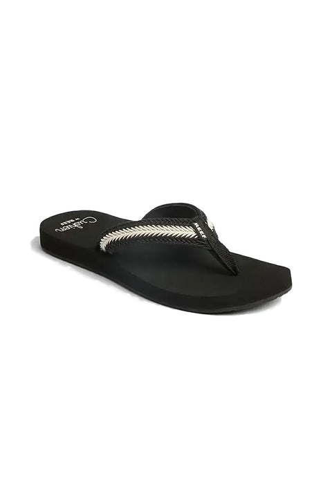 Reef Baja Maria Sandal - Black / Vintage- Side