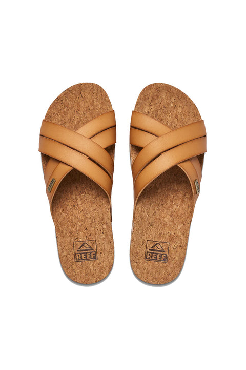 Reef Cushion Bloom Hi Sandal - Natural - Top