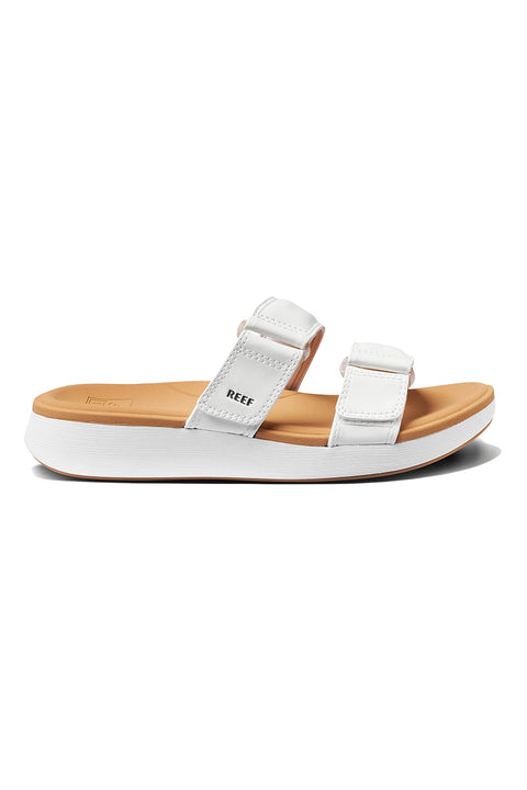 Reef Cushion Cloud Roa Sandals - White / Tan - Side