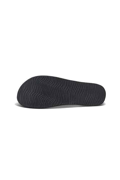Reef Women's Cushion Court Sandal - Black Sassy - Bottom