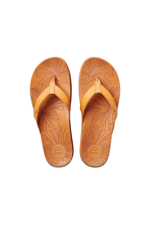 Reef Women's Cushion Porto Cruz Sandal - Natural - Top