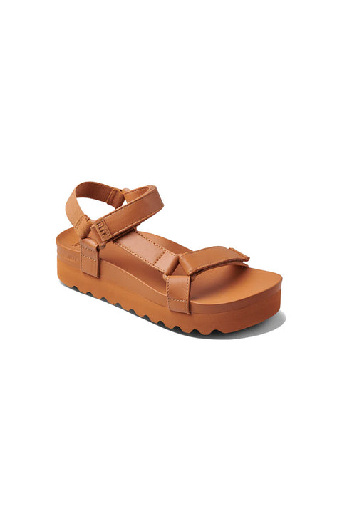 Reef Women's Cushion Rem Hi Sandal - Cognac