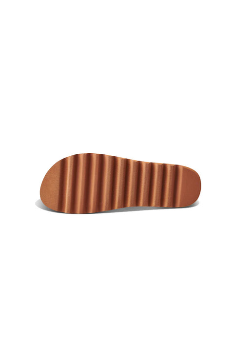 Reef Women's Cushion Rem Hi Sandal - Cognac - Bottom