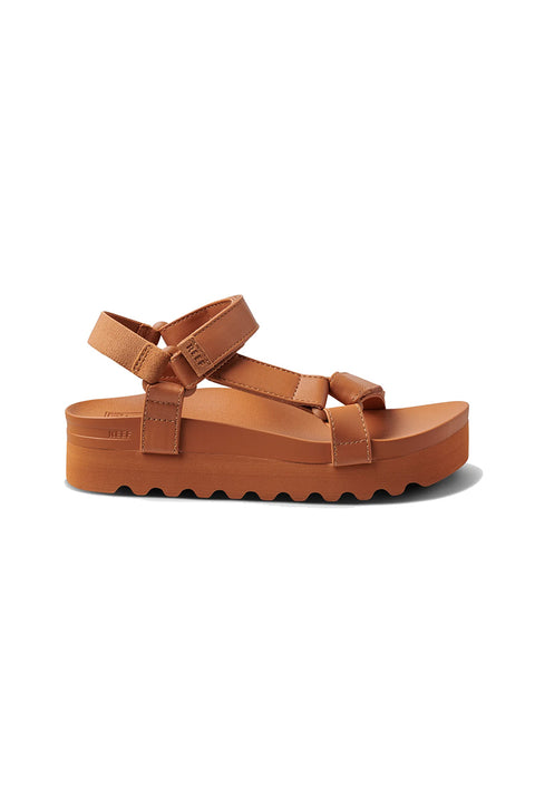 Reef Women's Cushion Rem Hi Sandal - Cognac - Side