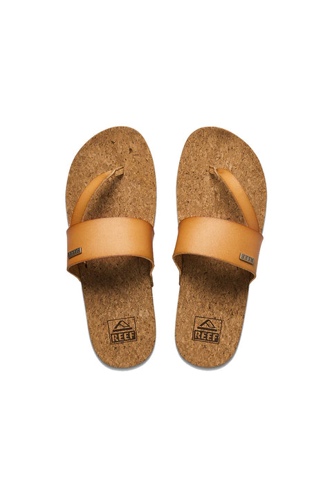Reef Women's Cushion Sol Hi Sandals - Natural - Top