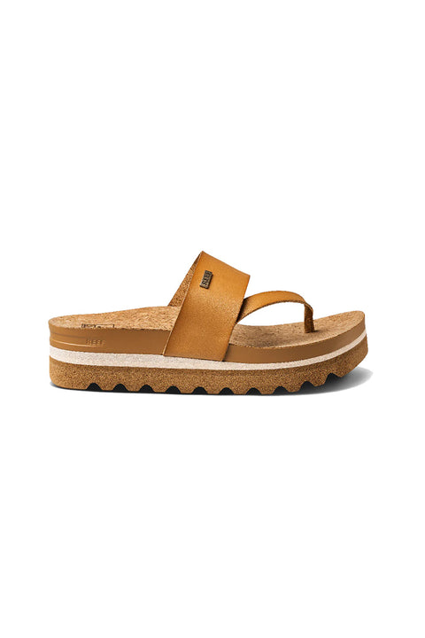 Reef Women's Cushion Sol Hi Sandals - Natural - Side