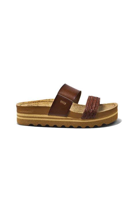 Reef Cushion Vista Hi Sandal - Chocolate - Side