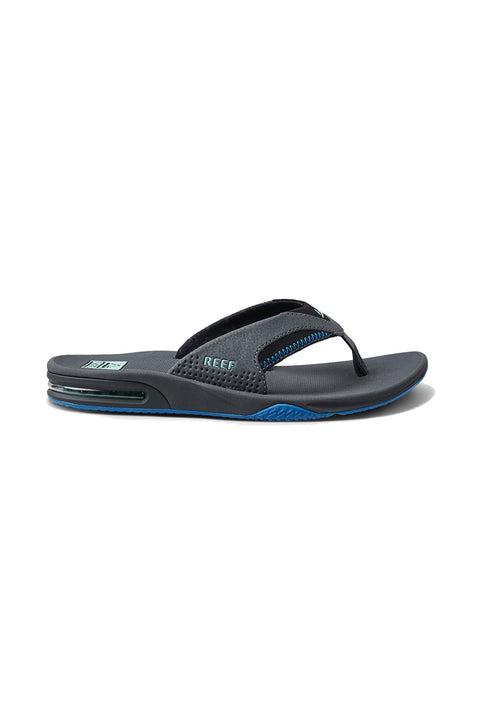 Reef Fanning Sandals - Gunmetal / Ocean
