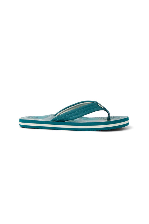 Reef Kids Ahi Sandal - Sage Stripe- Side