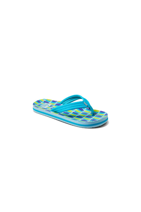 Reef Kids Ahi Sandal - Blue Fish