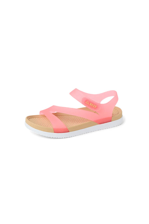 Reef Kids Cali Coastin Sandal - Glitter Pink- Front 2