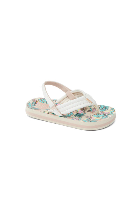 Reef Kids Little Ahi Sandal - Birdie Num Num - Right Foot Side