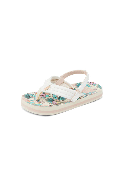 Reef Kids Little Ahi Sandal - Birdie Num Num - Left Foot Side