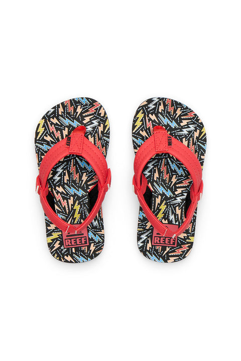 Reef Little Ahi Sandal - Multi Bolts- Top view