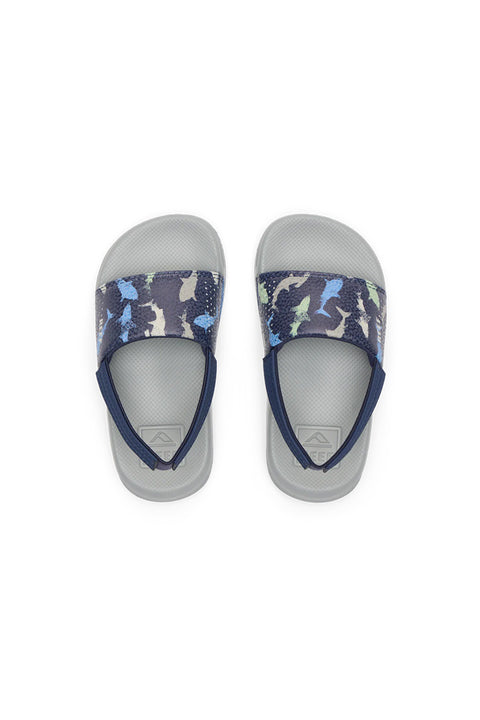 Reef Kids One Slide - Navy Shark