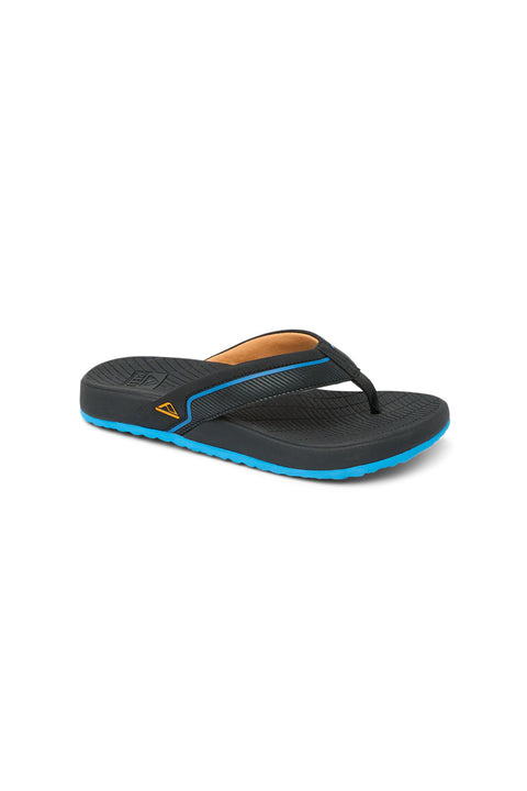 Reef Kids Windswell Sandal - Black / Blue- Front 2