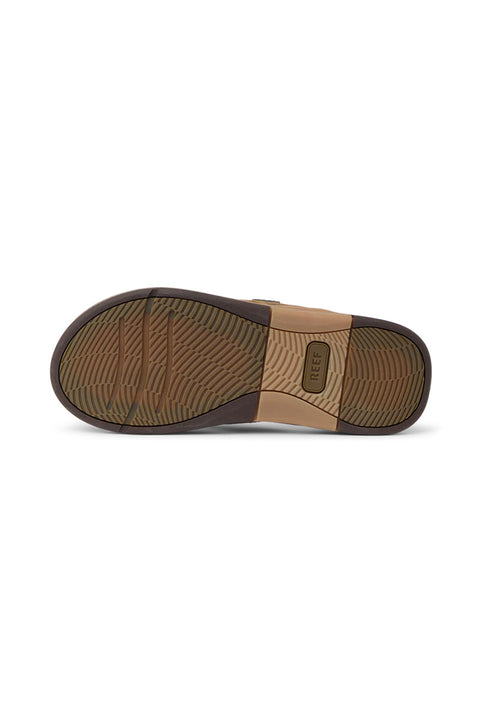 Reef Leather Offshore Sandal - Bronze / Brown- Bottom