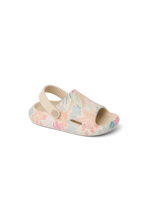 Reef Little Rio Slide Sandal - Apricot Multi- Front 2