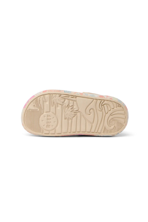 Reef Little Rio Slide Sandal - Apricot Multi- bottom