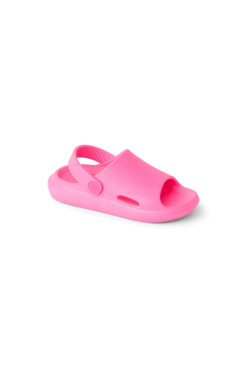 Reef Little Rio Slide Sandal - Hot Pink- Front 2