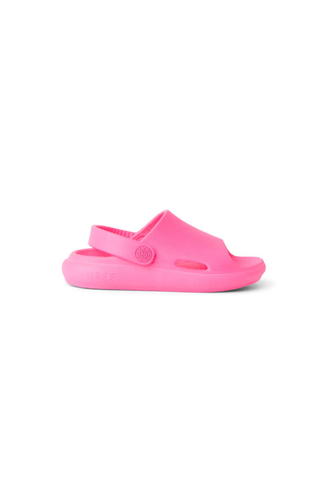 Reef Little Rio Slide Sandal - Hot Pink- Side