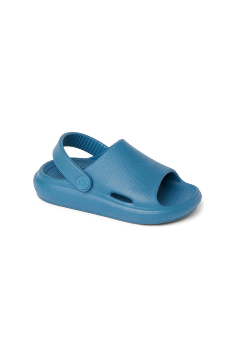 Reef Little Rio Slide Sandal - Navy- Front