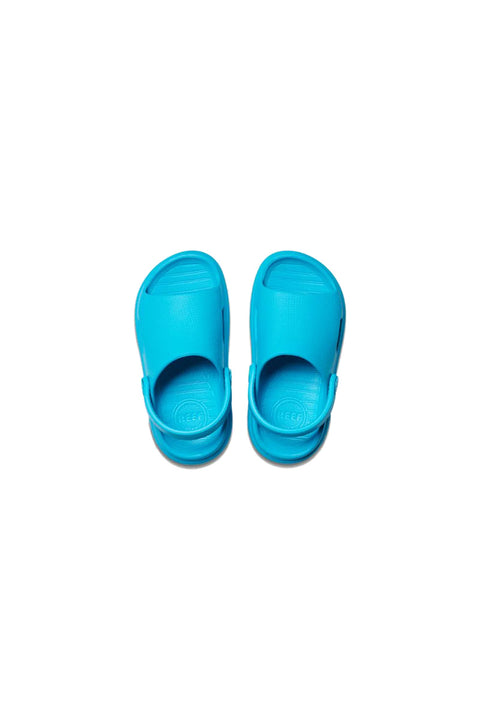Reef Little Rio Slide Sandal - Scuba Blue - Top