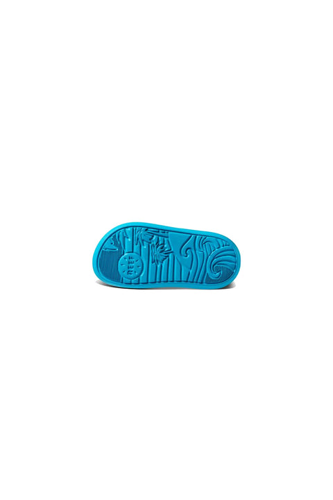 Reef Little Rio Slide Sandal - Scuba Blue - Bottom