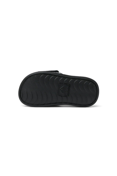 Reef Little Salty Slide - Black Swell Checker- Bottom