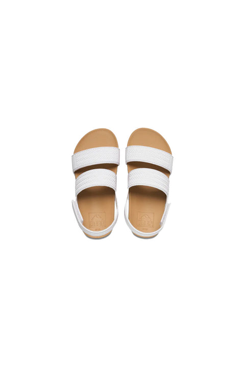 Reef Little Water Vista Sandals - White/Tan - Top