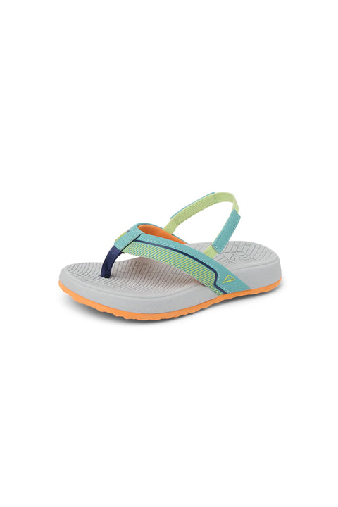 Reef Little Windswell Sandal - Tropic / Grey- Front