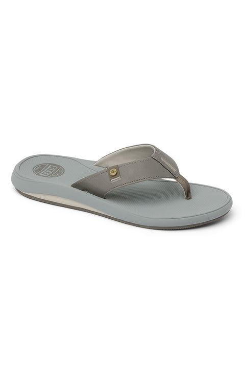 Reef Nias Sandal - Tan / Grey- Side with top view