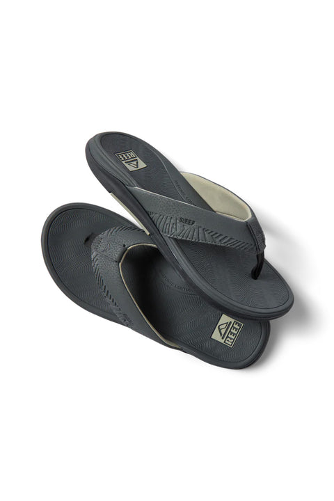 Reef Offshore Sandal - Grey / Black / Tan- Top view 2