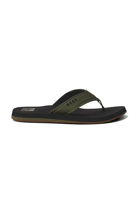 Reef The Layback Sandal - Black / Olive- Side
