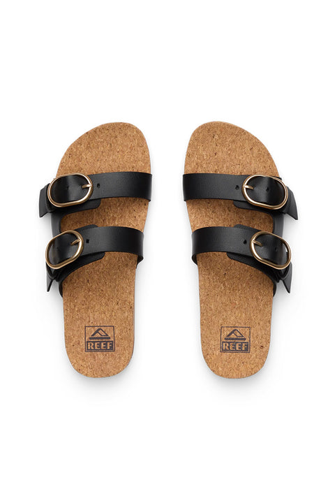 Reef Vista Kara Sandal - Black- Top view