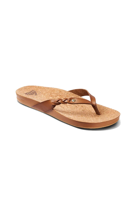 Reef Women's Cushion Court Twist Sandal - Coffee